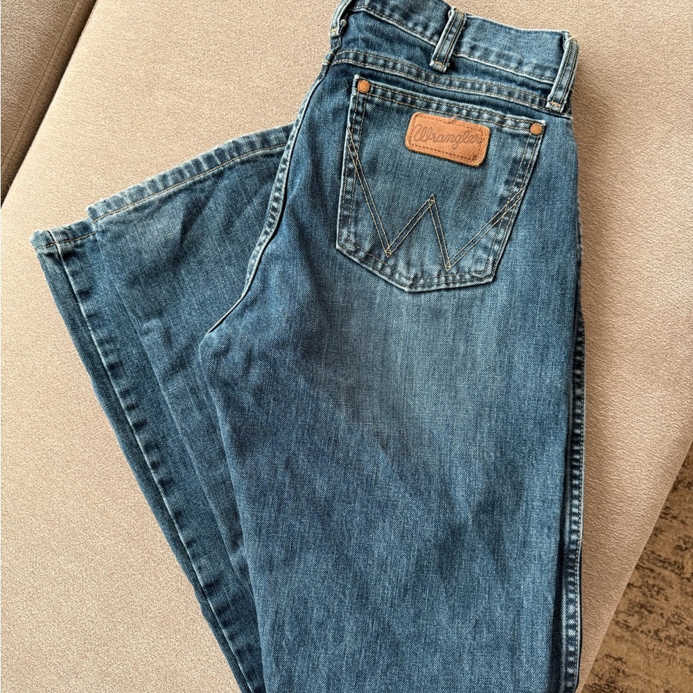 Wrangler Dark Blue Denim Pants
